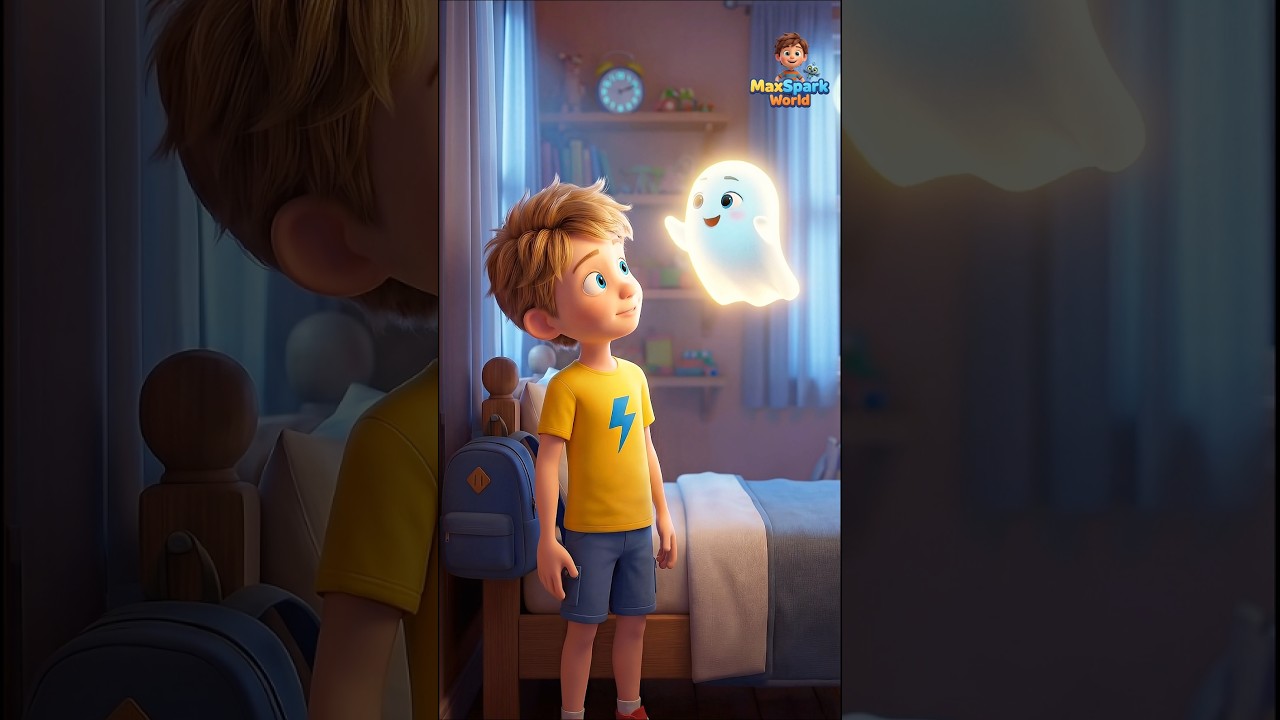 Max and the Friendly Ghost! | Funny Spooky Kids Animation | MaxSpark World#viralshort2026#viralshort
