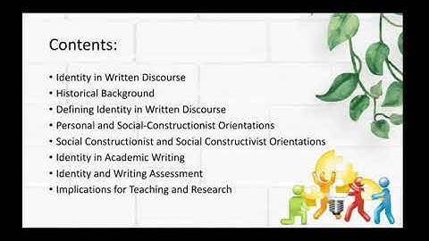 Identity in Written Discourse by Matsuda (2015)