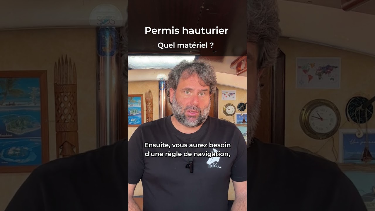 Matériel nécessaire pour le PERMIS HAUTURIER #shorts