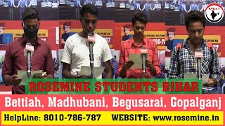 Rosemine Bihar Students (Bettiah, Madhubani, Begusarai, Gopalganj) - Oath Ceremony 2021