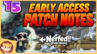Early Access Patch Notes - Clerics Got Nerfed.. AGAIN | MapleStory Classic World