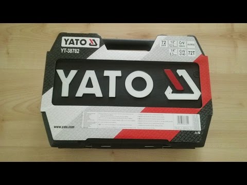 Набор торцевых головок 72 предмета 4-27мм YATO YT-38782 ОРИГИНАЛ !!!