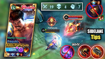 TOP SUPREME PAQUITO VS TOP MALAYSIA ALDOUS IN SIDELANE | LATE GAME BUILD | MLBB