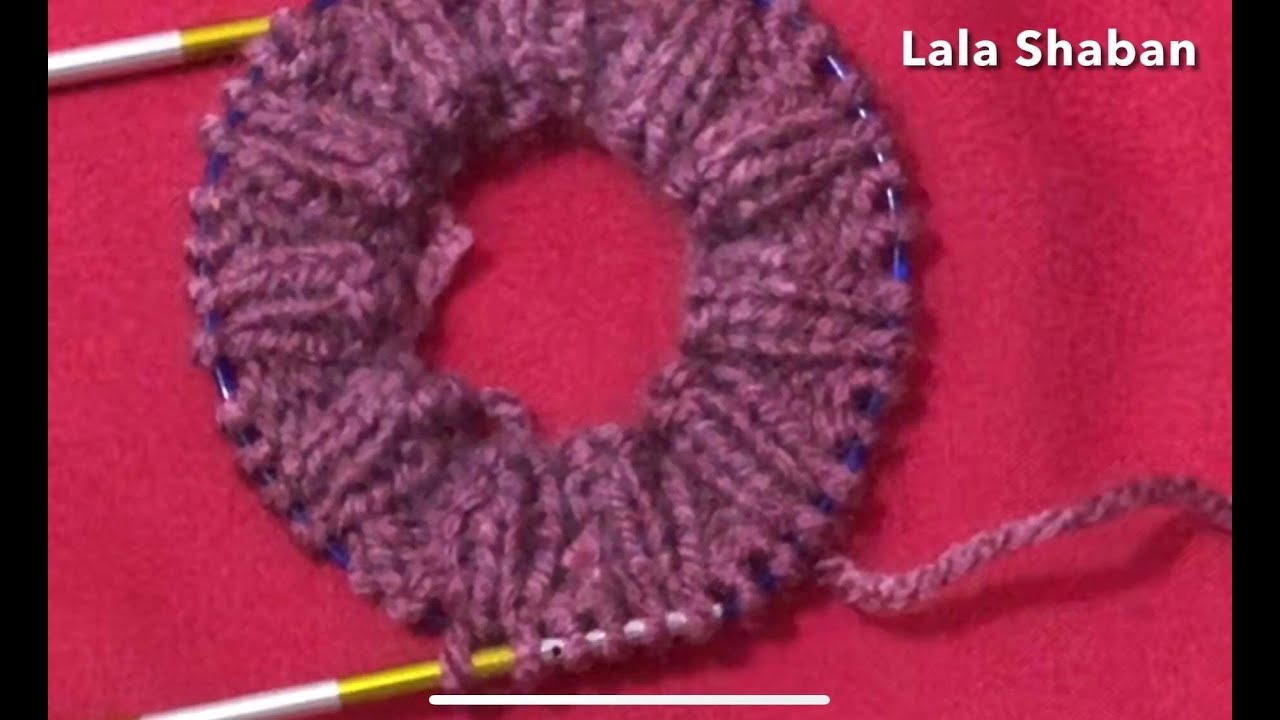 أساسيات التريكو:تريكو الإبر الدائرية بطريقة الحلقة السحرية  Magic Loop Circular