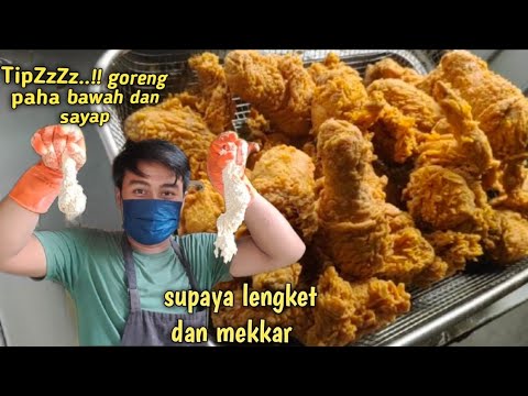 Cara Menggoreng Ayam Tepung Agar Crispy