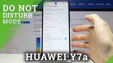 How to Enable DND Mode on HUAWEI Y7a – Silent Mode