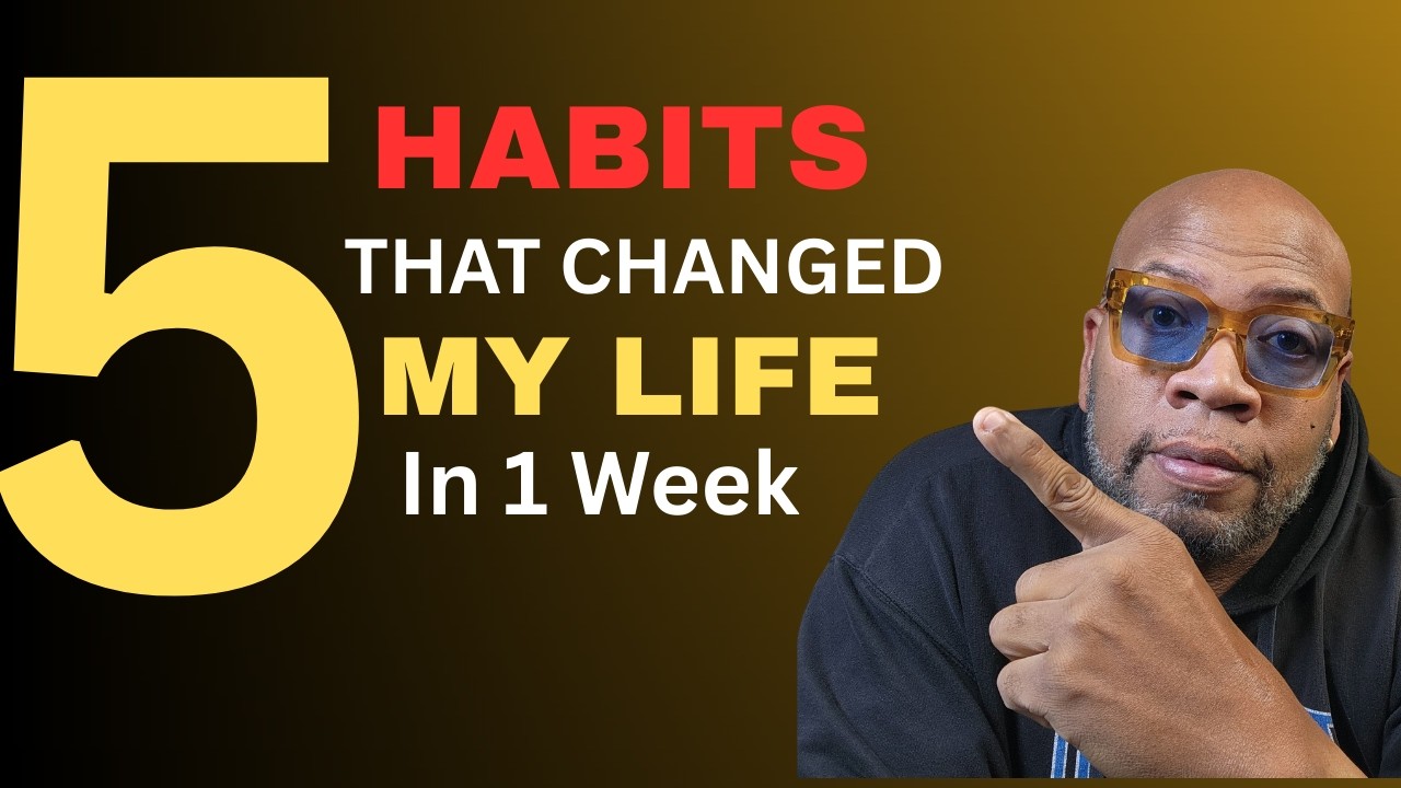 5 Tiny Habits that Will FIX Your Life In A Week - YouTube
