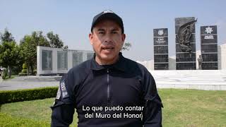 Muro a los Policías Federales Caídos, un lugar muy significativo y especial