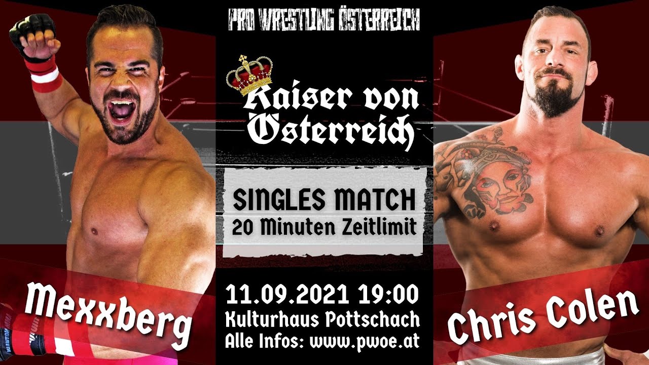 Chris Colen vs. Mexxberg | PWÖ Kapitel 1: Kaiser Von Österreich 11.09.2021