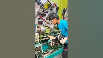 Diesel Engine Motor Shaft Repair For Lathe Machine #short #video