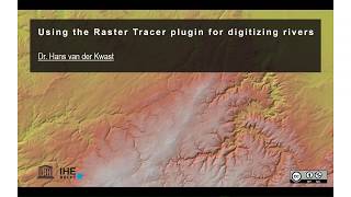 Digitize rivers with the Raster Tracer plugin in QGIS