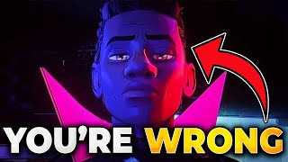 You're WRONG about the ending of Across The Spiderverse