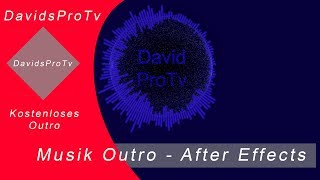 Musik Outro - After Effects Davidsprotv