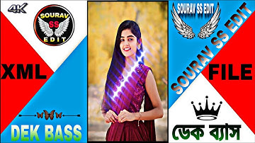 New Trending 💥 Hindi Dek Bass Song 🎵 Alight & Xml File Short Status Video 🥀 Editing #xml_file