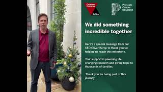Thank you from Prostate Cancer Research
