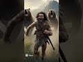 “Running from Prehistoric Giants!”  #Prehistoric #Survival #EpicChase #StoneAge #AncientWorld