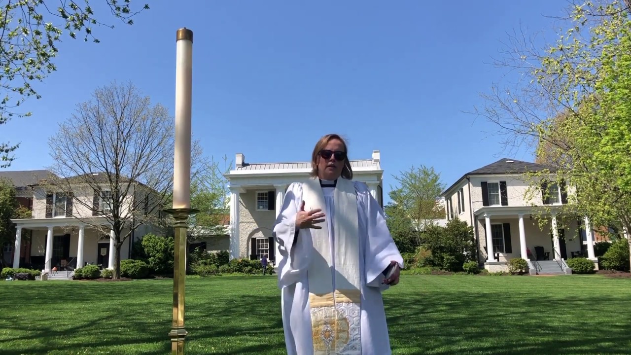 Lighting The Easter Candle YouTube