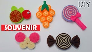 Souvenir dari Kain Flanel ! Membuat Souvenir SENDIRI ! Bros Flanel | Felt Brooch