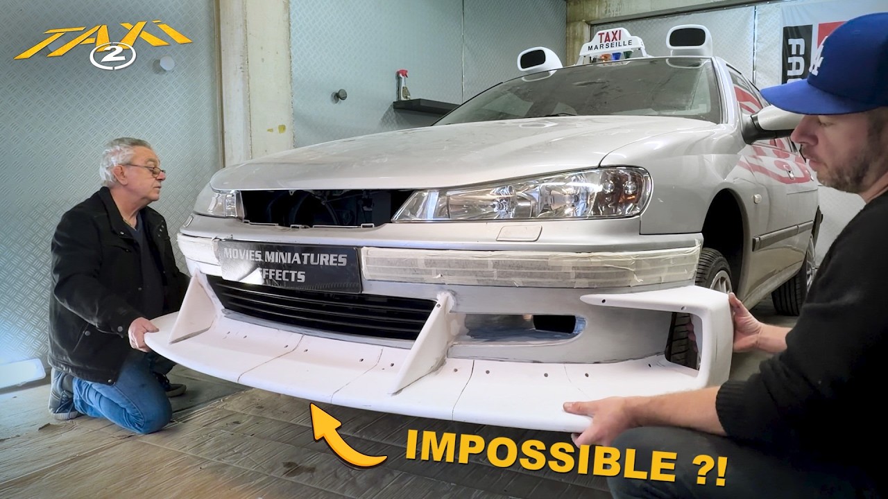 Build the 406 Taxi 2 FRONT BUMPER. DIY construction - Full tutorial video