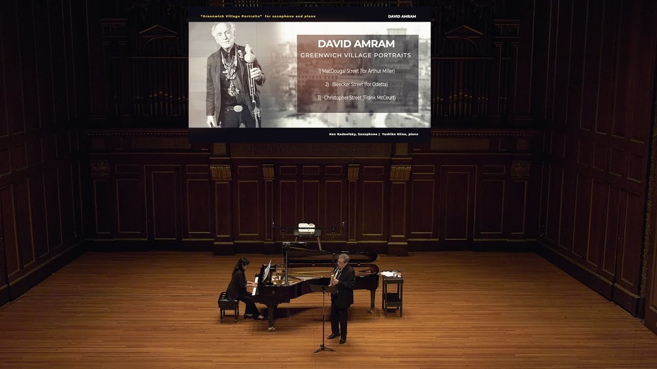 David Amram Greenwich Village Portraits with video YouTube