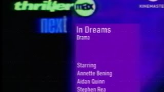 ThrillerMax Next - In Dreams (1999) Bumper (February 3rd, 2000)