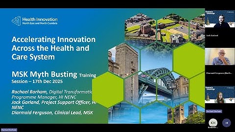 Webinar | MSK Myth Buster  17th of Dec