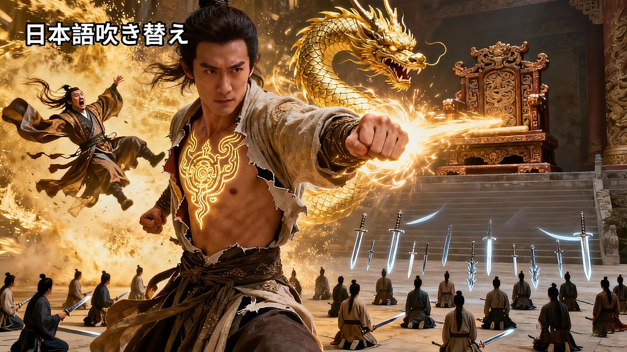 【日本語吹き替え】全員嘲笑の無能が伝説の拳神だった！ 仙盟頂上決戦で拳一閃、盟主を奈落の底に叩き落とす！跪く敵たちの絶叫「先輩…私たちが愚かでした！」 #中国ドラマ #全話  #kungfu