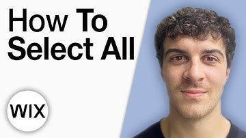 How To Select All in Wix [2025 Full Guide]