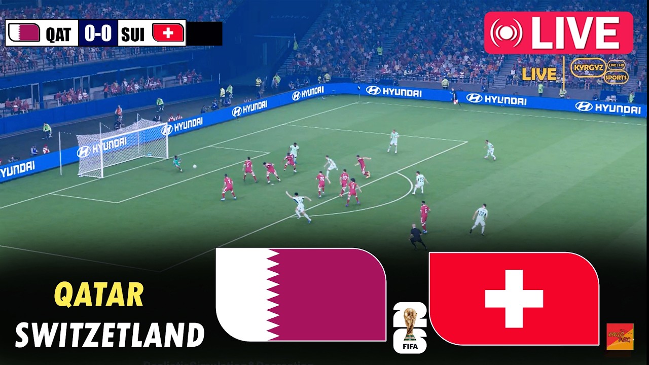 🔴LIVE : QATAR vs SWITZERLAND | eFootball PES 2021 Video Game Simulation PC