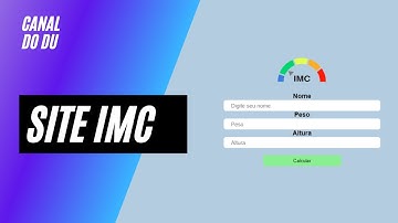 Fiz um site que calcula o IMC com Html, Css e Javascript