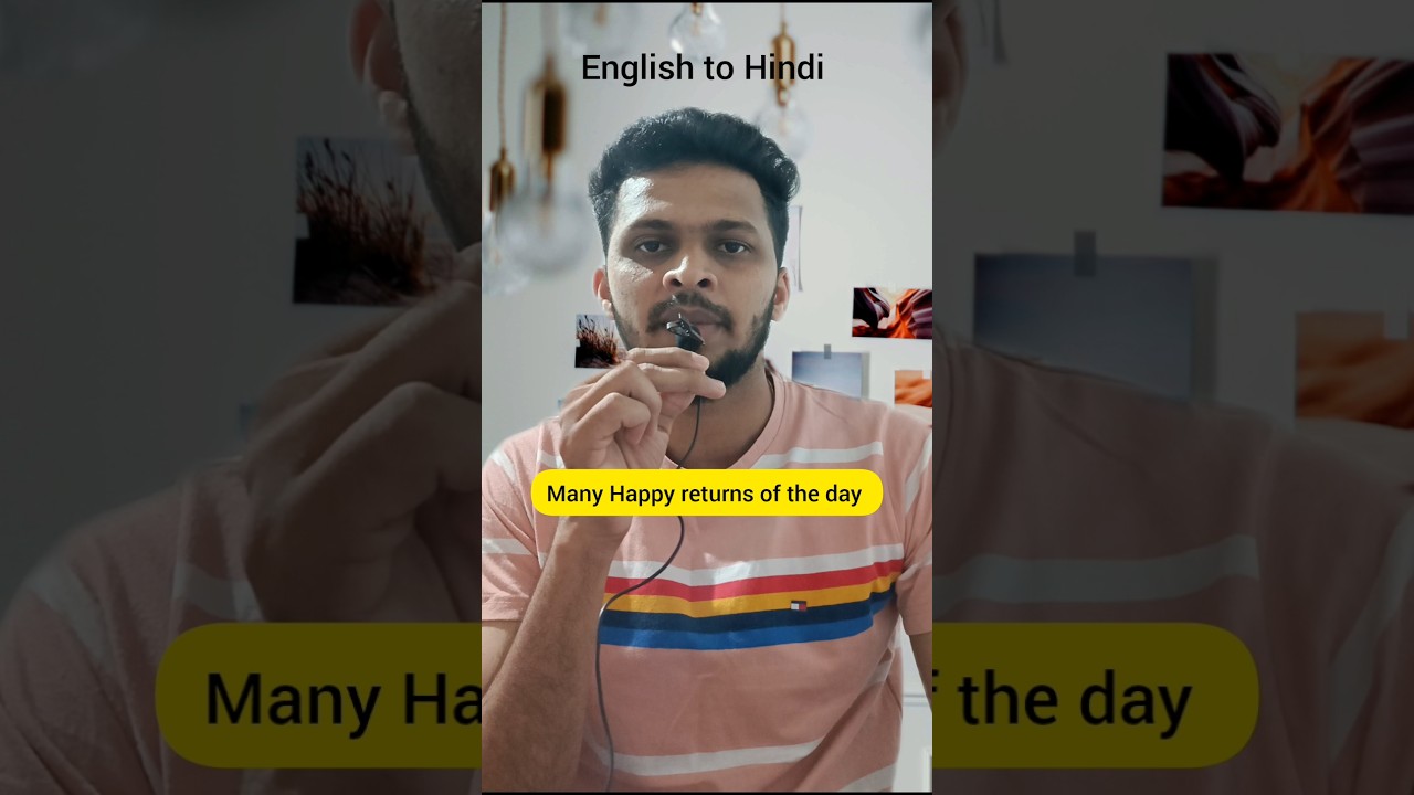 Many happy returns of the day Meaning| Daily use English sentences 