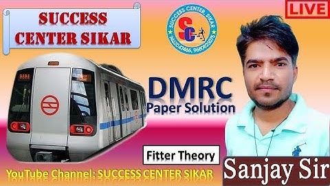 FITTER #DMRC (19 April, 2018- Shift-III) [Class-03] Paper Solution By : Sanjay Sir