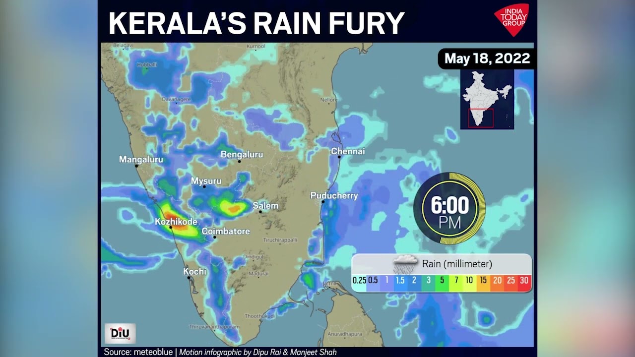 Kerala: IMD Issues Orange Alert For 7 Districts; Heavy Rains Continue To Batter State | DIU