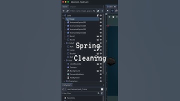 Cleaning up the node tree in time for spring :) #cozygaming #godot #cozygames #gamedev #indiedev