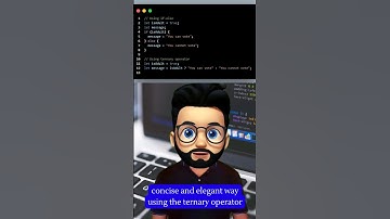 Javascript tip part 4: Ternary Operator 🧑‍💻 #shorts #coding #javascript #tips