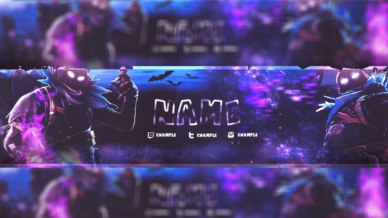 Fortnite Banner Template Speedart 1 Free Download Desc Youtube