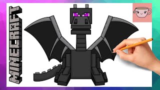 How To Draw Ender Dragon from Minecraft | Easy Drawing Tutorial screenshot 2