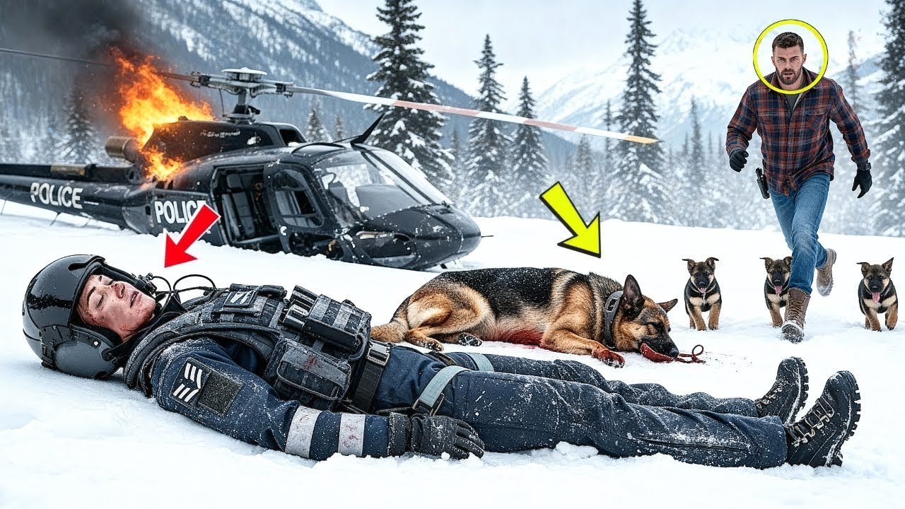 Pilot Officer and Her Injured K9 Left to Die in a Blizzard—Until a Veteran Stepped In