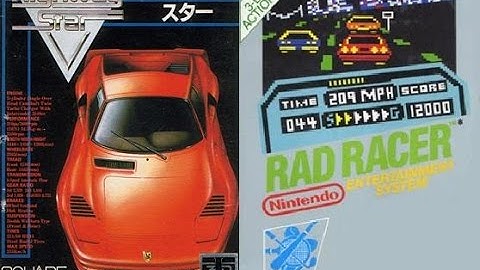 ハイウェイスター Highway Star (Famicom, 1987), Rad Racer (NES, 1987)