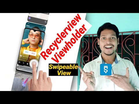 recycular views swipeable with viewholder activity project in sketchware #AndroidAppdeveloper