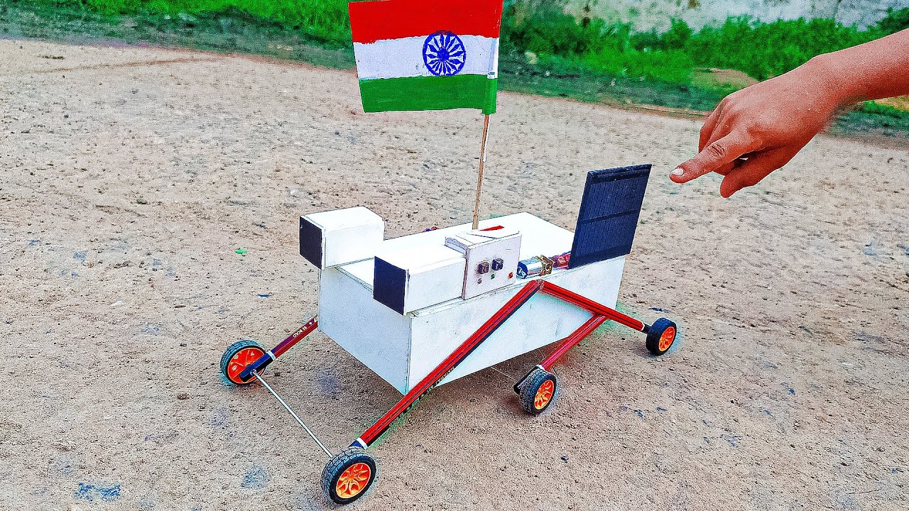Pragyan Rover Solar Panel Image How to Make Chandrayaan 3 | Solar Pragyan Rove || Create Z - YouTube