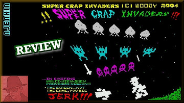 Super Crap Invaders - on the ZX Spectrum 128K !! with Commentary
