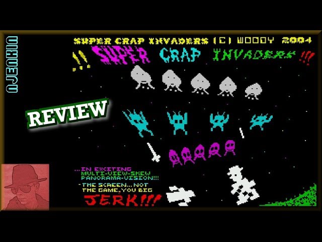 Super Crap Invaders - on the ZX Spectrum 128K !! with Commentary