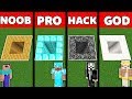 Minecraft Battle: NOOB vs PRO vs HACKER vs GOD : UNDERGROUND TUNNEL Challenge in Minecraft Animation