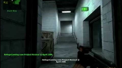 Counter Strike Source Man Getting High and Playing