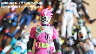 Unboxing Mix of Super Sentai Kamen Rider Soft Vinyl Figures Collection screenshot 2