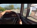 Pov iveco stralis 400 on gas top truck  driving in uk