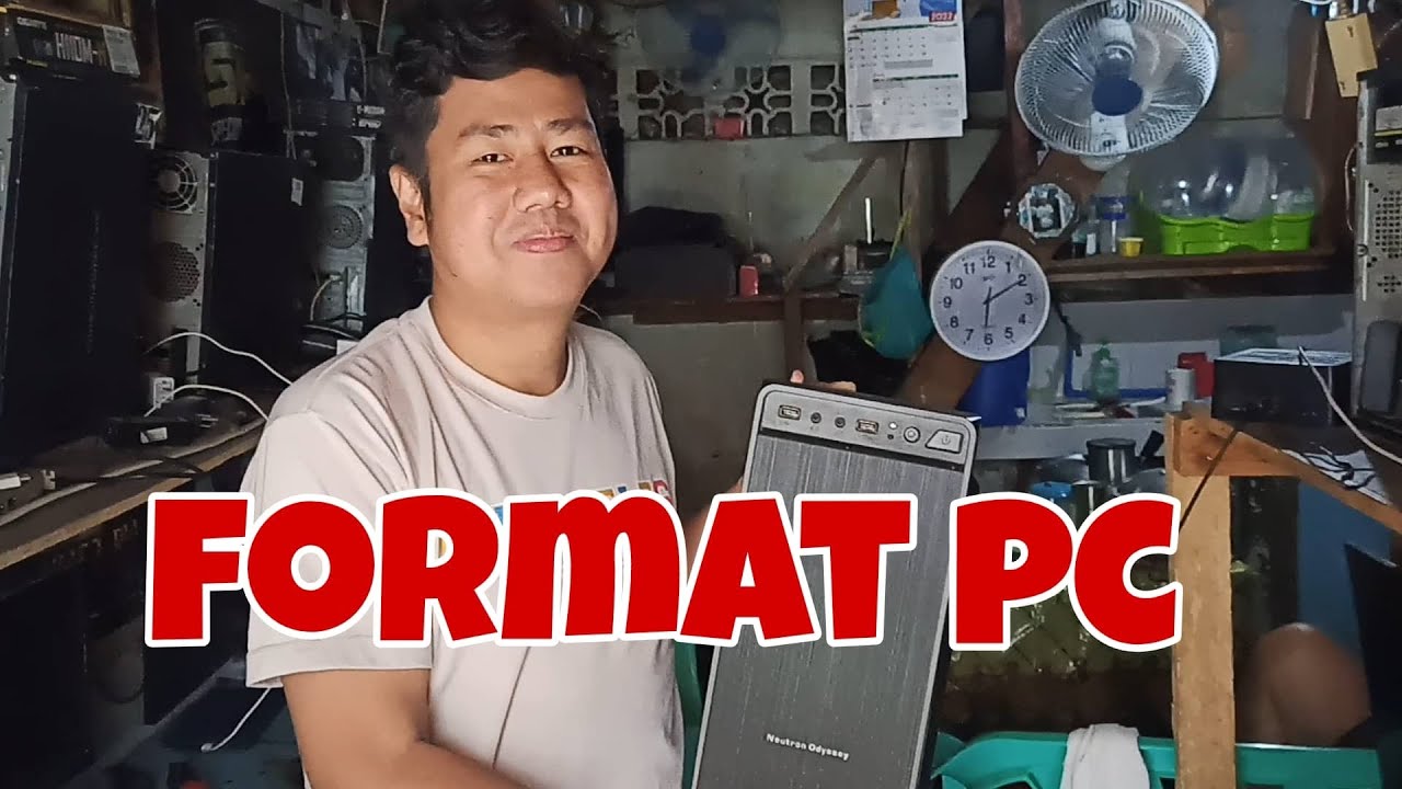 NAG PA FORMAT NG PC ANG KAIBIGAN KO