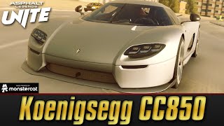 I Cant Drive This Thing | GOLD MAX Koenigsegg CC850 | Asphalt Legends Unite