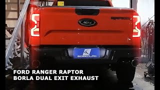 Ford Ranger Raptor Borla Dual Exhaust Installation